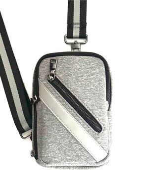 Sol and Selene Accolade Convertible Sling Belt Bag in Jersey Gray & Black